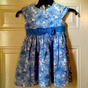Girls Toddler Gymboree Size 4T sky blue dress